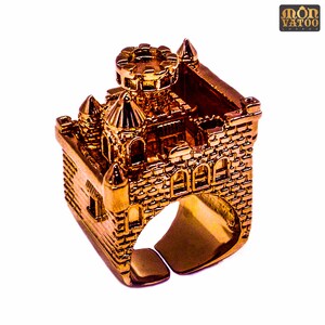 Rose Gold Castle Ring image 6