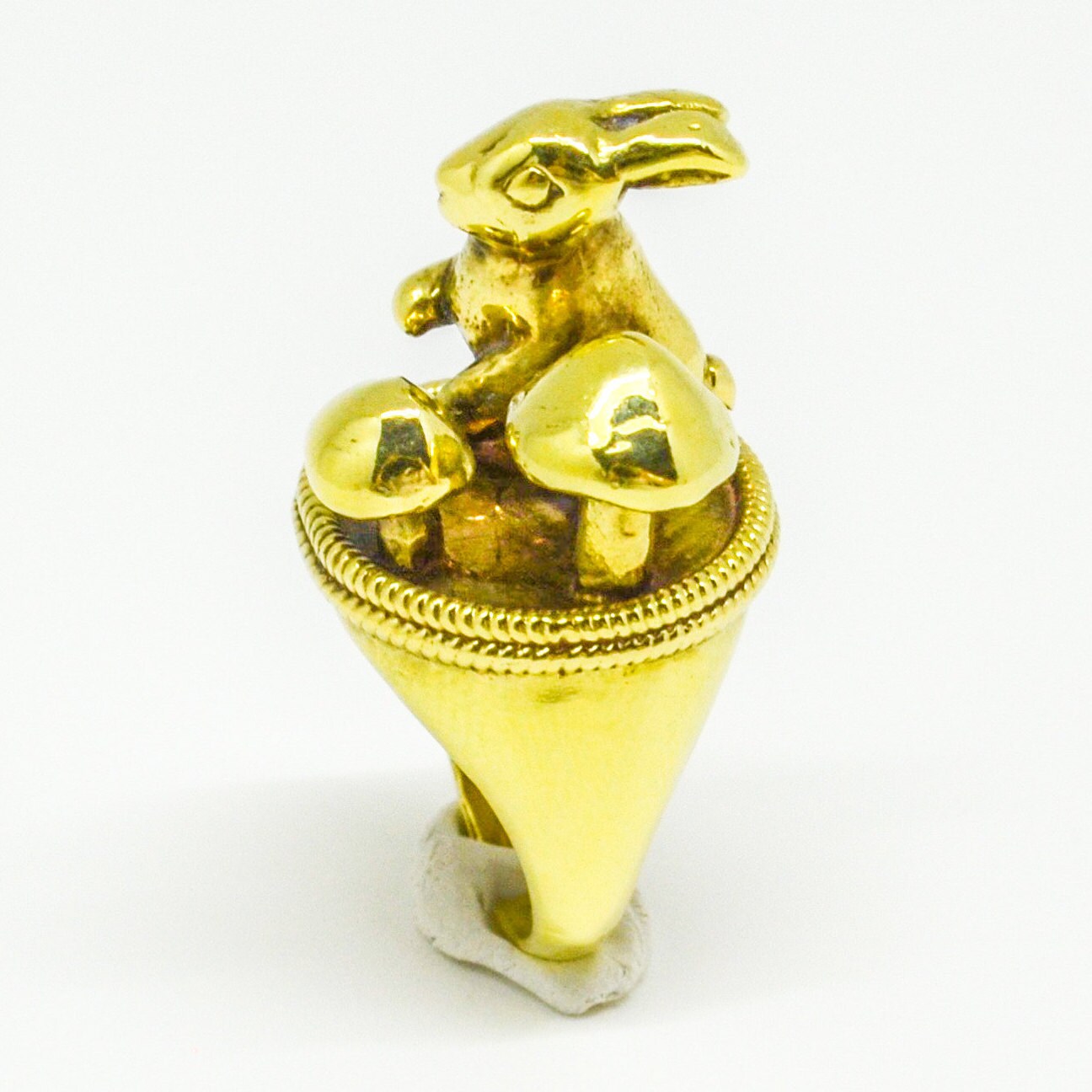 Golden Wild Rabbit Ring - Etsy