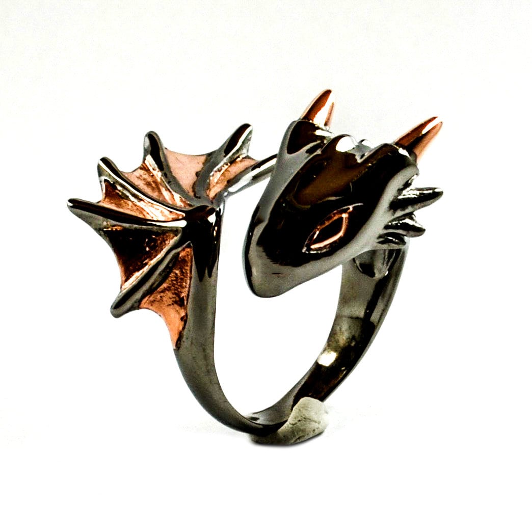 Twilight Dragon Ring - Etsy UK