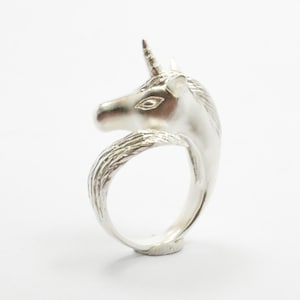 Silver Unicorn Ring