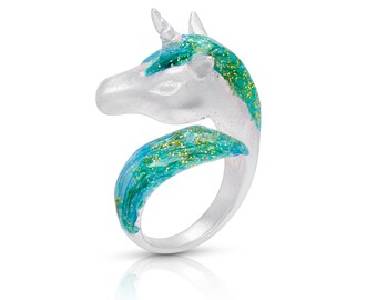 Rainbow Unicorn Ring