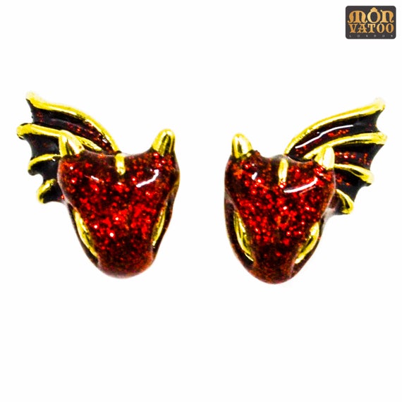 Sterling Silver Chameleon Earrings: Green Amber Reptile Jewelry