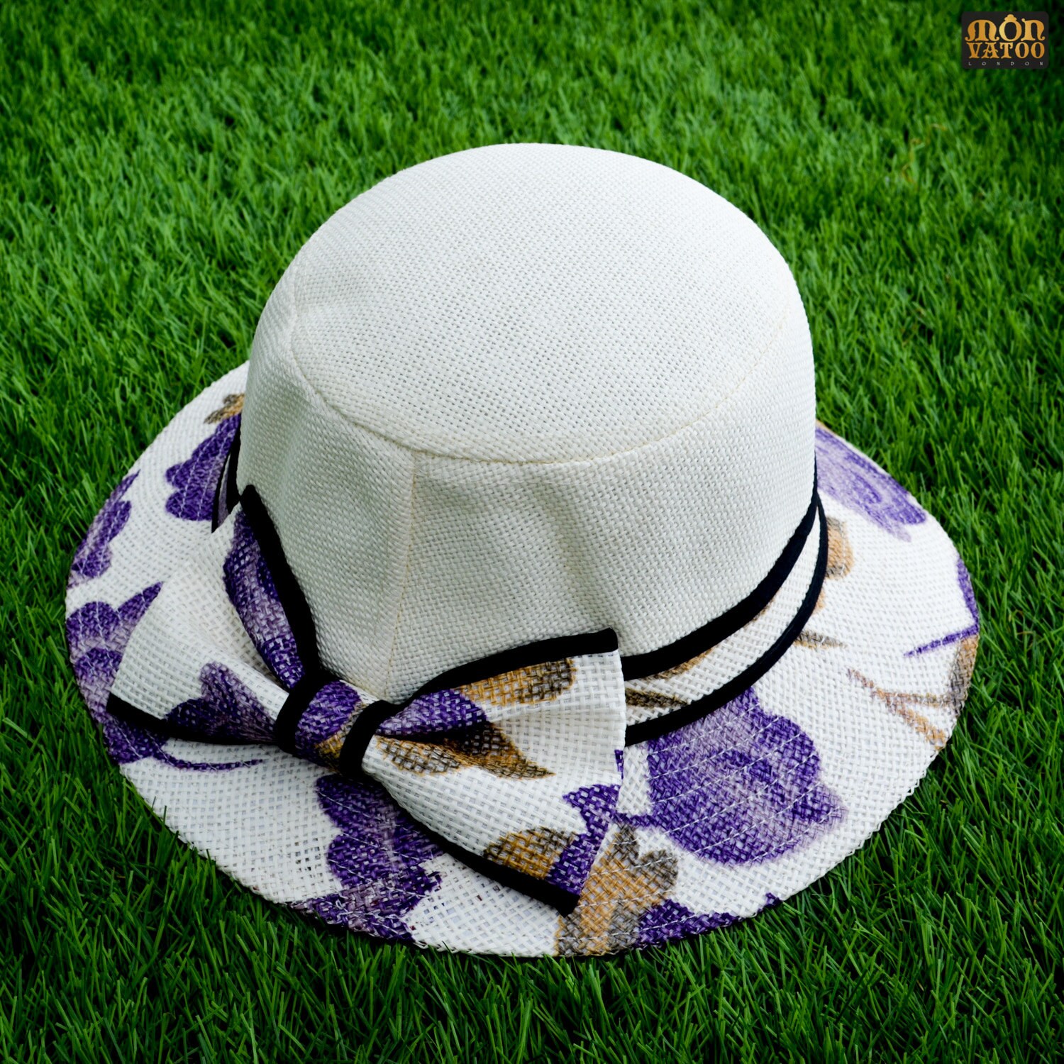 Hand Painted Floral Straw Panama Hat Purple Flowers Boho Festival Wide Brim Hand Painted Panama Hats - Etsy main image 2