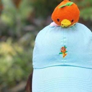 Orange Bird Disney baseball Dad hat- Embroidered Disney World/Disneyland Baseball hat- Custom Monogramming available! 12 colors offered!