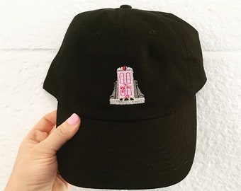 Monster's Inc Hat, Boo's Door Hat, Boo, Monsters Inc, Disney Dad hat, Disney hat, Boo Hat