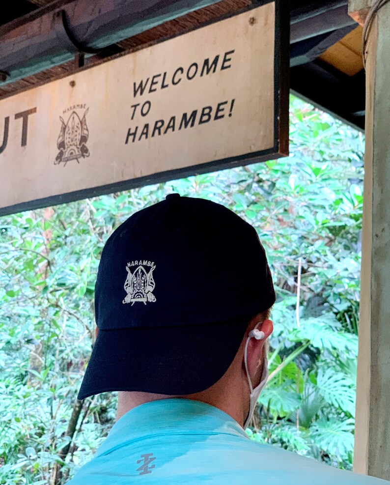 Disney animal kingdom Harambe enterprises logo embroidered dad image 3