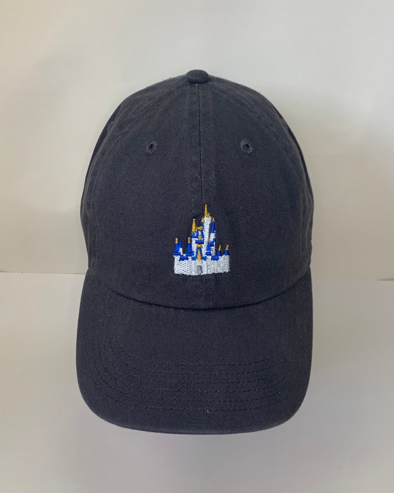 Disney World Cinderella Castle Baseball Dad hat Custom Monogramming Available 12 colors available image 2