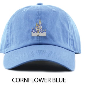 Disney World Cinderella Castle Baseball Dad hat Custom Monogramming Available 12 colors available image 5