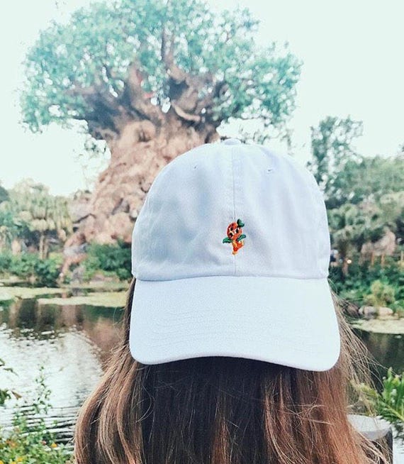 Orange Bird Disney Baseball Dad Hat 