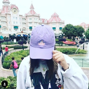 Disneyland Castle Disney Baseball Dad Hat Embroidered Sleeping Beauty's Castle Dad hat, Custom Monogramming Available Offered in 12 colors image 6