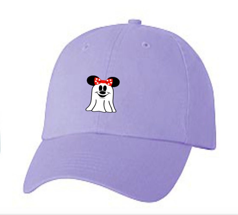 Disney Hat Disney Halloween Hat Minnie Ghost Hat Minnie image 1