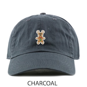 Disney Weihnachtslebkuchen Mickey Baseball Dad Hut - Bestickt - Benutzerdefinierte Monogrammierung verfügbar - 12 Farben angeboten!