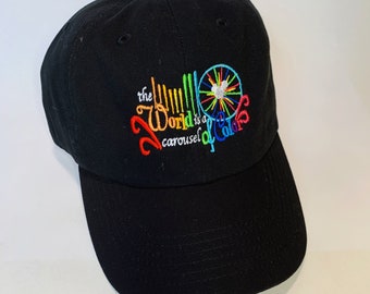 World of Color Disneyland embroidered baseball dad hat- custom monogramming and 13 colors available!