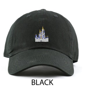 Disney World Cinderella Castle Baseball Dad hat Custom Monogramming Available 12 colors available image 4