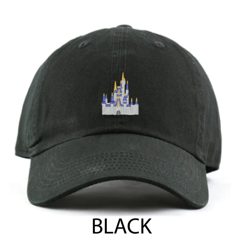 Disney World Cinderella Castle Baseball Dad hat Custom Monogramming Available 12 colors available image 4