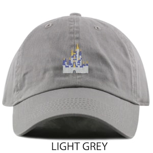 Disney World Cinderella Castle Baseball Dad hat Custom Monogramming Available 12 colors available image 1