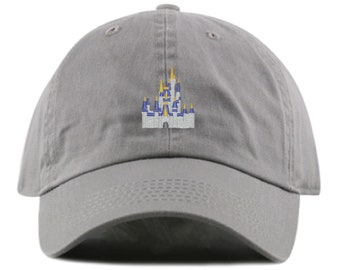 Disney World Cinderella Castle Baseball Dad hat - Custom Monogramming Available- 12 colors available!