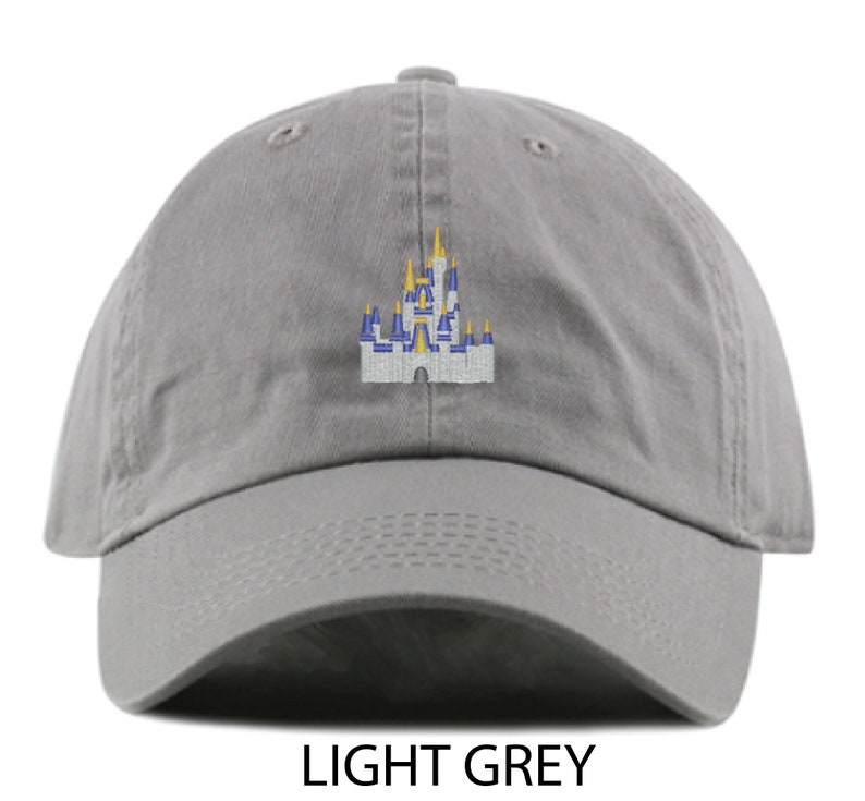 Disney World Cinderella Castle Baseball Dad hat Custom Monogramming Available 12 colors available image 1