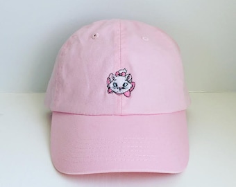 Marie Aristocats Embroidered Disney baseball dad hat- custom monogramming and 13 colors available!