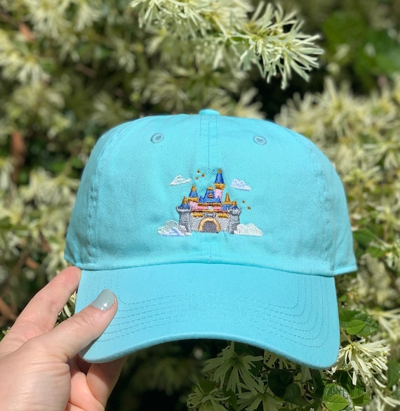Disneyland Castle With Clouds Baseball 