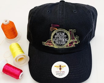 Main Street electrical parade disneyland embroidered baseball dad hat- custom monogramming and 13 colors available!