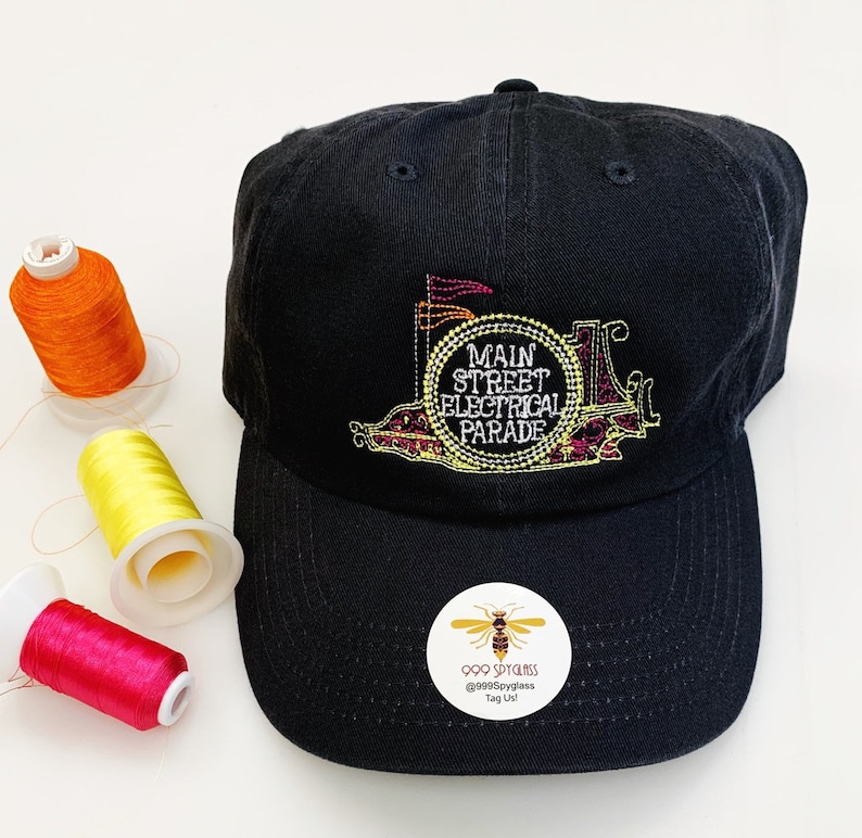 Main Street electrical parade disneyland embroidered baseball image 1