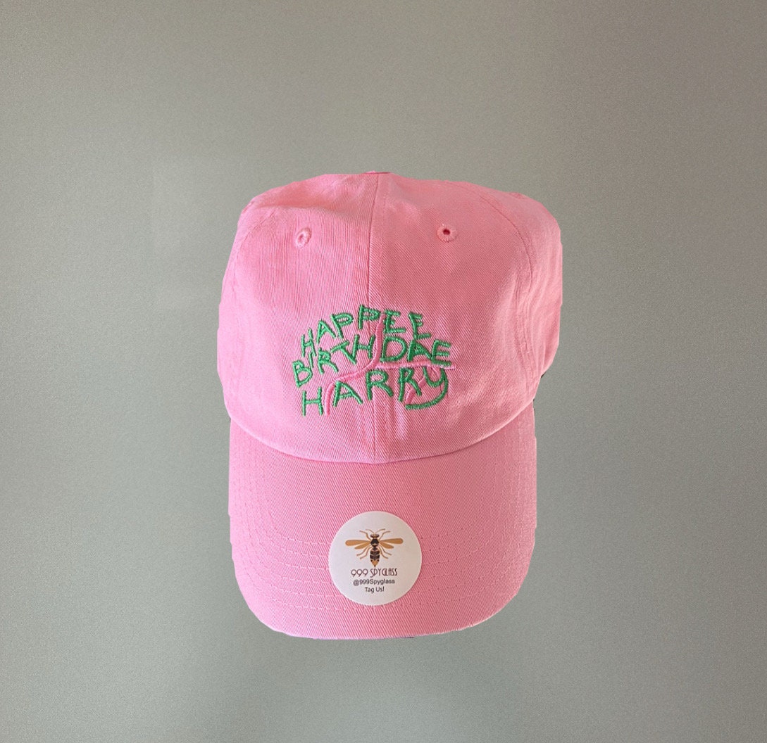 Embroidered Birthday Cake Dad Hat - Custom Monogram Available