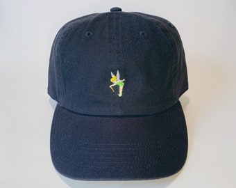 Tinkerbell embroidered Disney baseball Dad hat-- Peter Pan Custom Monogramming and 13 colors available!