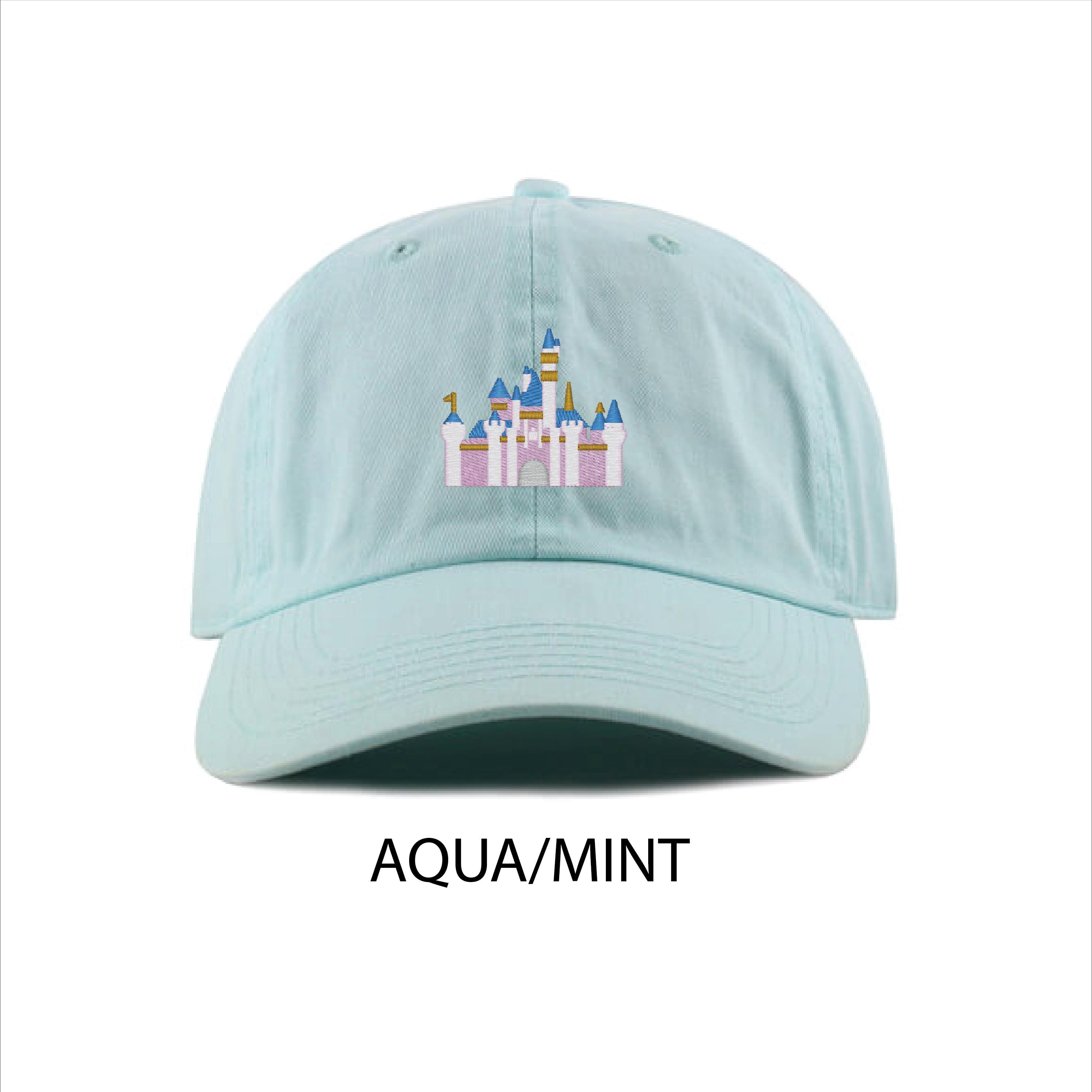 Disneyland Castle Disney Baseball Dad Hat- Embroidered 
