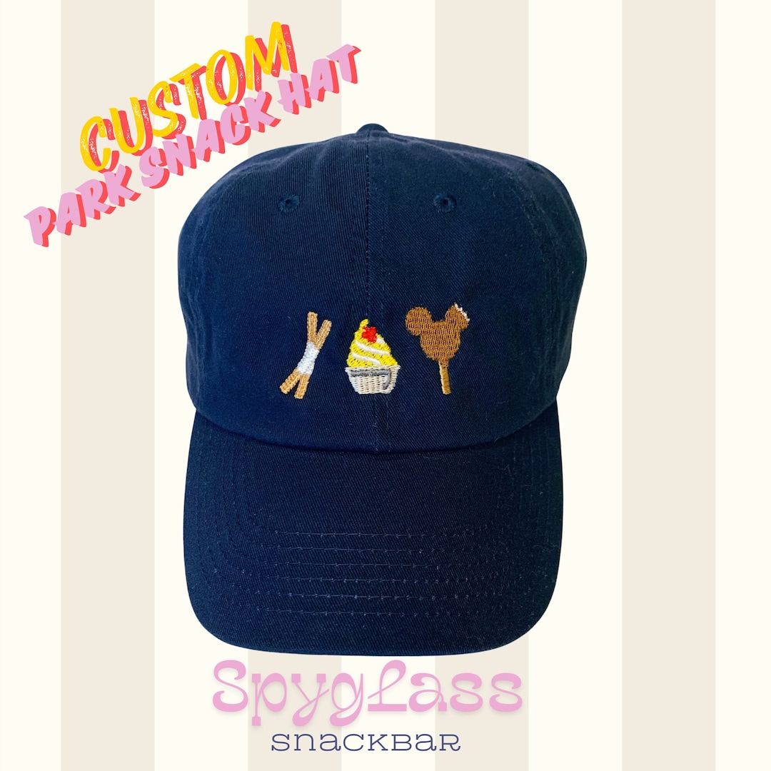 Pick Your Own Disney Snacks Embroidered Dad Baseball Adult and Kids  Youth Size