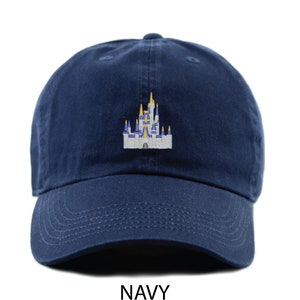 Disney World Cinderella Castle Baseball Dad hat Custom Monogramming Available 12 colors available image 9