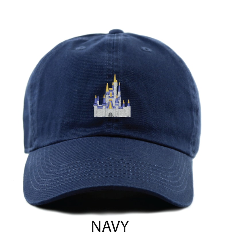 Disney World Cinderella Castle Baseball Dad hat Custom Monogramming Available 12 colors available image 9