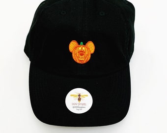 Mickey Pumpkin Hat, Mickey's Not So Scary Halloween Party hat, Dad hat, Disney dad hat, Disney World, Disneyland, Mickey Pumpkin