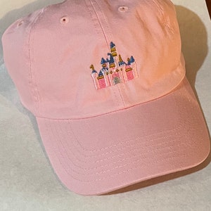 Disneyland Castle Disney Baseball Dad Hat Embroidered Sleeping Beauty's Castle Dad hat, Custom Monogramming Available Offered in 12 colors image 10