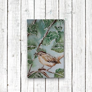 Spring Bird Garden Flag - 12&quot; x 18&quot;, Watercolor Printed