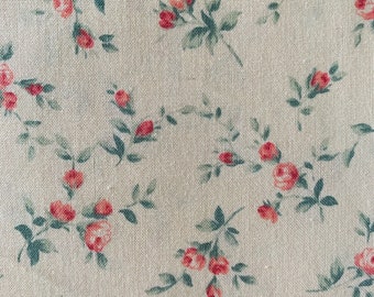 Floral Baumwollstoff Rosenstoff