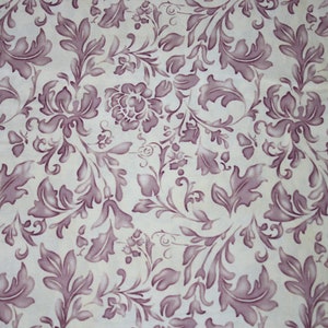 Patchwork fabric with floral pattern
