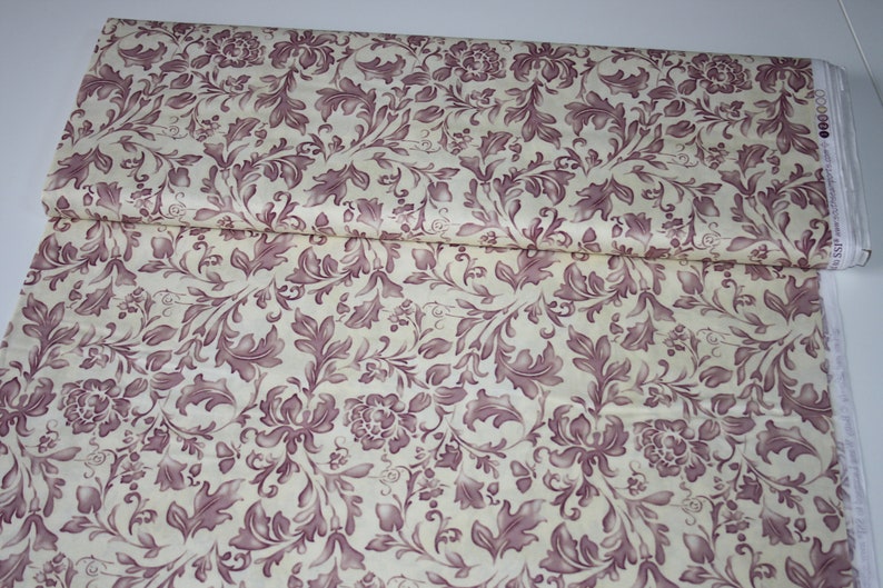 Patchwork fabric with floral pattern image 4