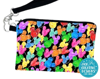 Magical Balloons Wristlet Purse
