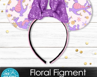 Floral Figment Minnie Ears