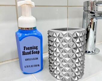 Spaceship Earth Soap Holder | Desk Organizer, PLA Plastic Geometric Decor