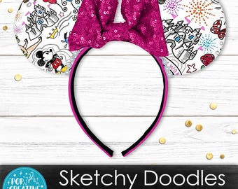 Sketchy Doodles Minnie Ears
