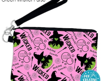 Make It Prink Make It Green Wristlet Purse
