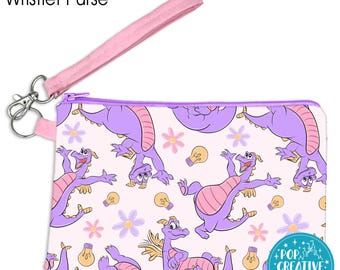 Floral Figment Wristlet Purse