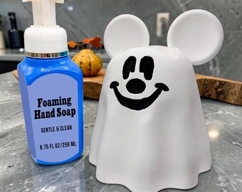 Magical Ghost Foaming Hand Soap Holder | Halloween Bathroom & Kitchen Decor