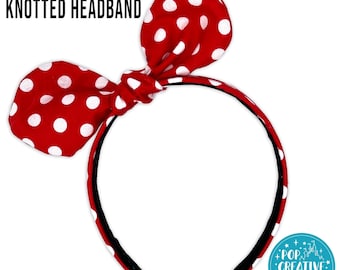Rock the Dots Knotted Headband