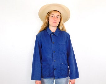 french denim work jacket