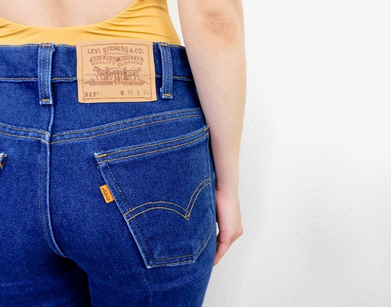 Levis 517 Jeans // vintage Levi's USA hippie Levi… - image 2