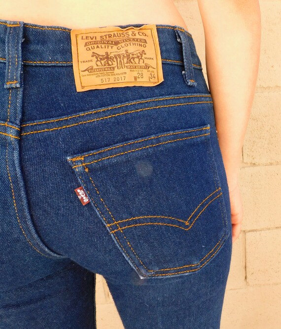 USA Levi's 517 Stretch Jeans // Vintage 70s Levis Denim - Etsy