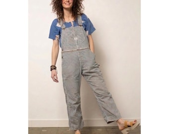 70s Vintage Big Mac Workwear Overalls / Light Blue Cotton Denim
